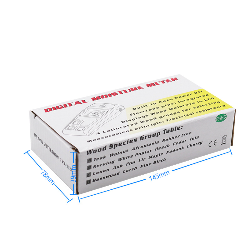Wood Moisture Tester Moisture Meter Wooden Floor Carton Moisture Measurement Moisture Meter Moisture Meter