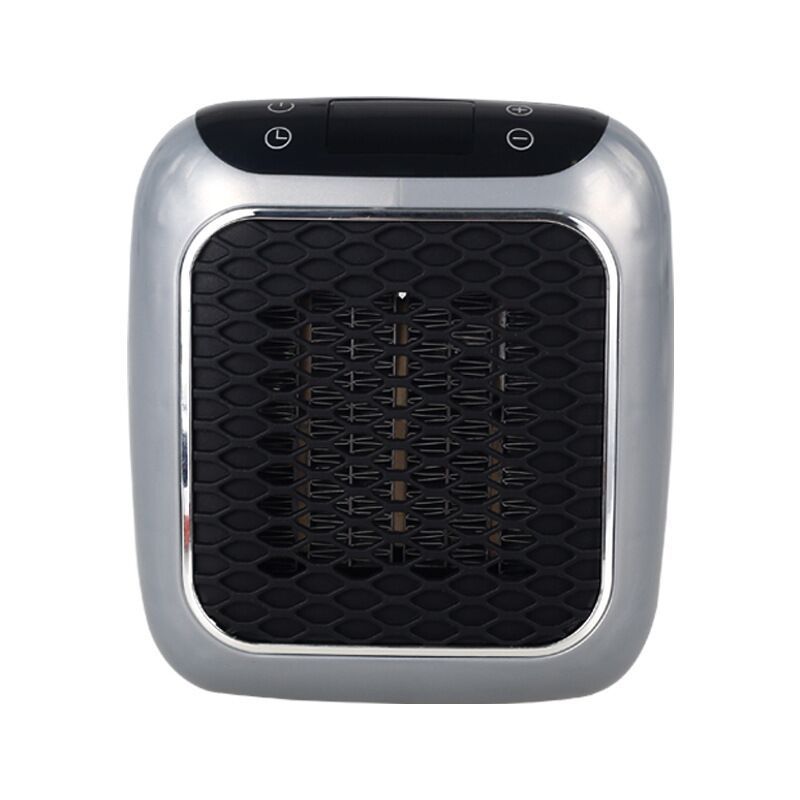 Plug-in LCD timing small mini electric heating fan office home heater ceramic electric heater heater