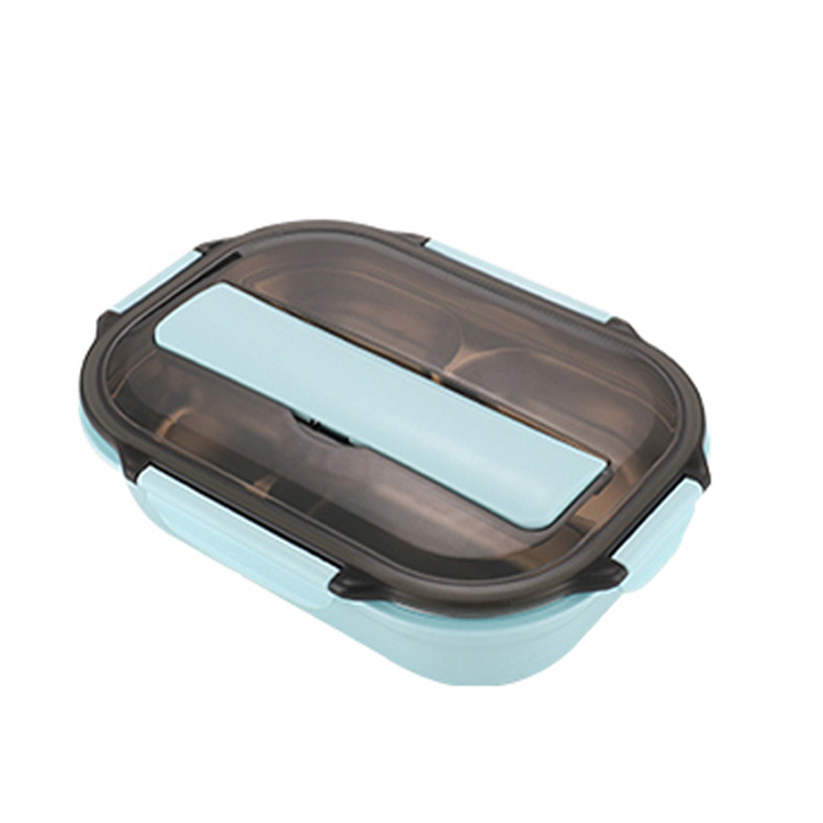 304 Stainless Steel Lunch Box Sealed Double-Layer Fresh-Keeping Bento Box Portable Insulated Lunch Box for Children and Students