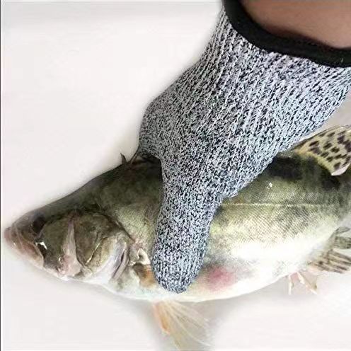 Thickened 5-level Anti-cut Gloves Anti-stab Anti-slip Anti-knife Cut Gloves Flexible Breathable Food Cutting and Fish-killing Labor Protection