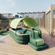 2.1 m star ice green (pool awning slide wired electric pump)