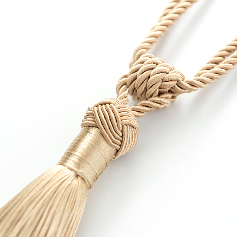 Yi curtain window decoration new simple tassel curtain strap spot wholesale curtain strap curtain hanging ball cross-border