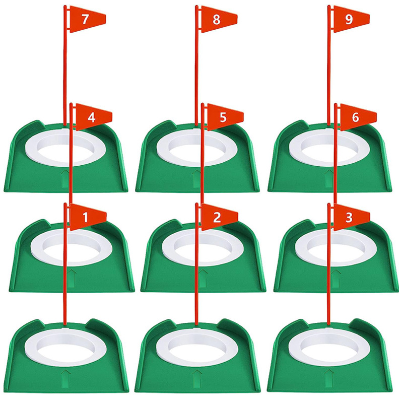 Golf putter plate digital 9 sets of putter exerciser green putter practice golf accessories