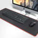 Cross-border black red lock large mouse pad extra thick office e-sports game computer desk mat