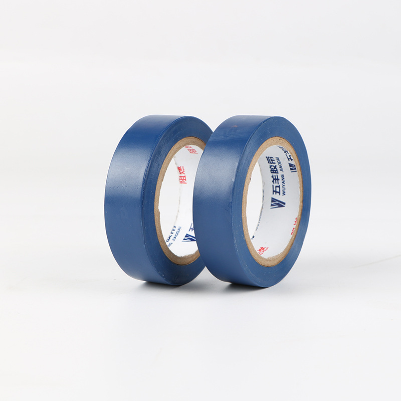 Factory wholesale PVC waterproof insulation electrical tape red black blue electrical adhesive high temperature flame retardant electrical tape