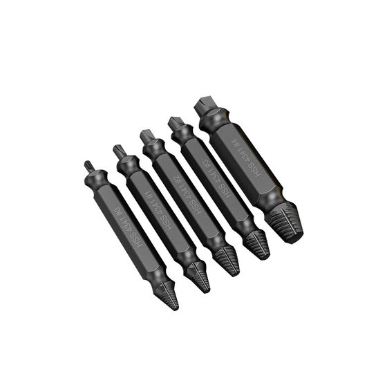 Double-headed screw extractor high speed steel sliding tooth damaged screw reverse tooth removal tool broken wire extractor wholesale