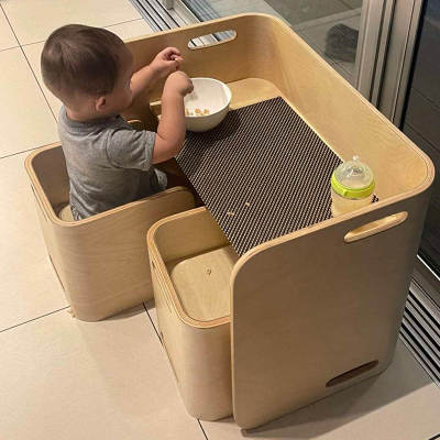 Children's Baby Table and Chair Set Study Table Children's Desk Simple Home Desk Writing Table and Chair Set