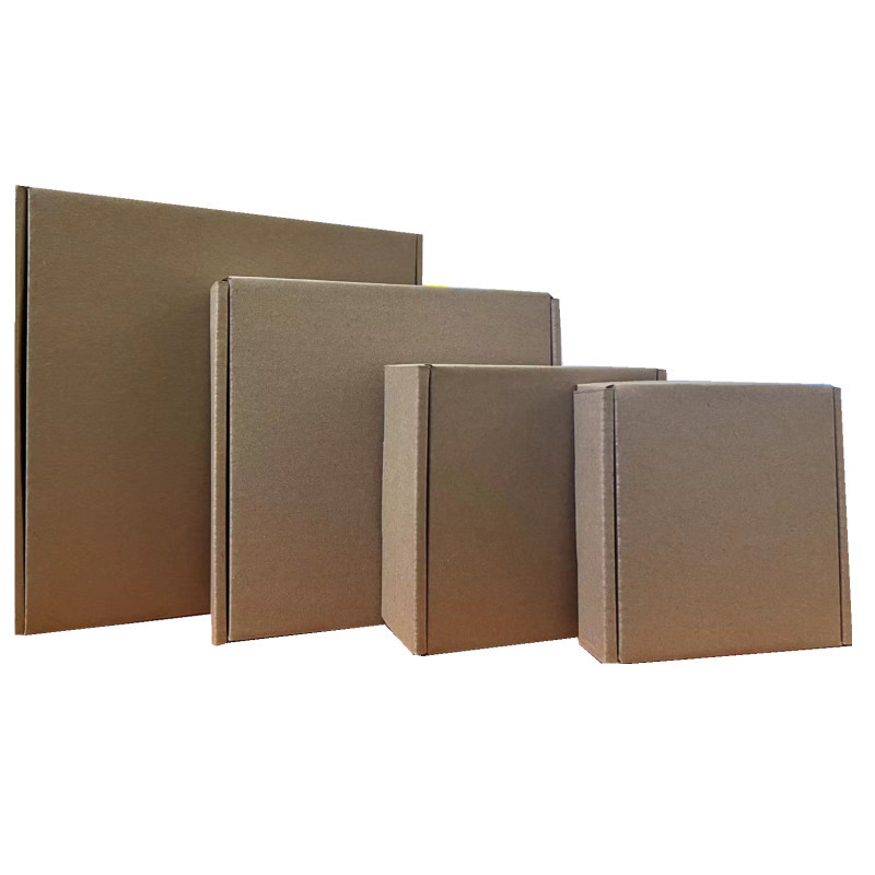 Inner diameter square flying machine box cross-border carton printing logo express packaging box clothing e-commerce packaging paper box