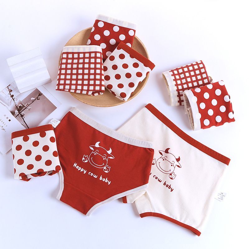 Clearance wholesale children's underwear girls boxer girls cotton triangle short bottoms small and medium-sized children's breathable generation