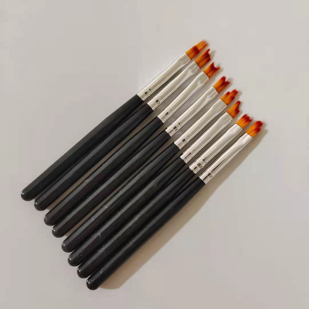 Nail art flower pen 8 sets of plastic rod painted pattern pen petal pen sawtooth pen