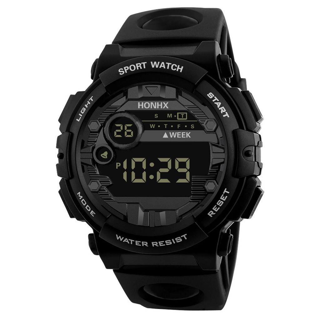 Factory direct approval of male and female students large dial cool fashion youth outdoor leisure sports luminous waterproof electronic watch