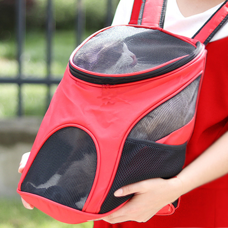 Cat Bag Going Out Carrying Bag Four Seasons Large Capacity Dog Shoulder Breathable Cat Outer Pet Bag Backpack Supplies