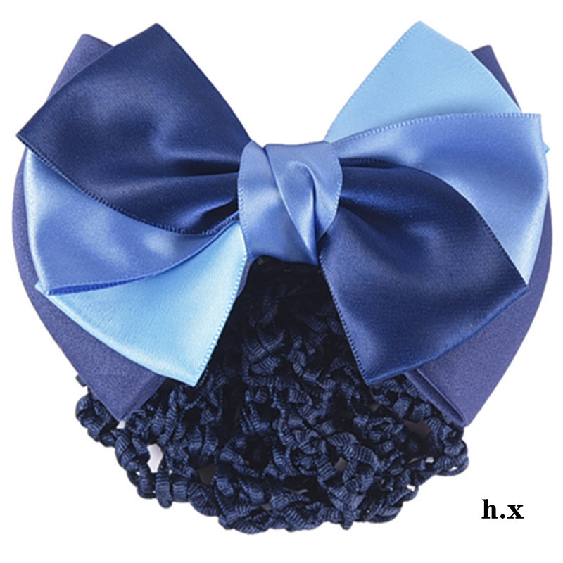 Hotel Waiter Head Flower Korean Telecom Mobile Stewardess Nurse Bank Net Flower Fixture Hair Net Pocket Headwear