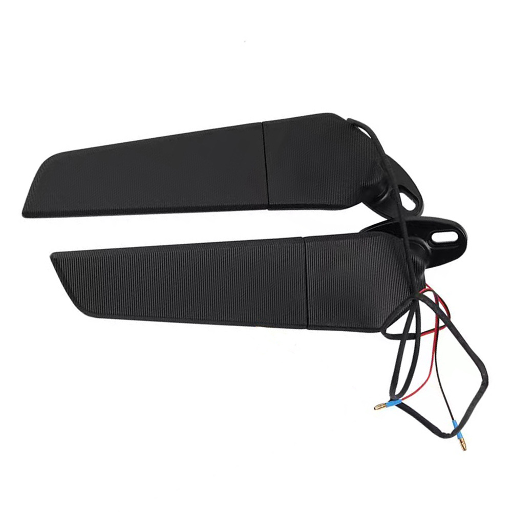 Cross-border new hot selling motorcycle modification with light rearview mirror accessories spoiler rearview mirror Kawasaki imitation racing knife type