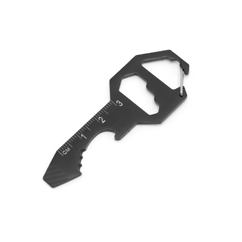 Карточный Тип EDC инструментальная карта многофункциональный брелок открывалка для бутылок шестиугольная подвеска портативная отвертка мини-инструмент