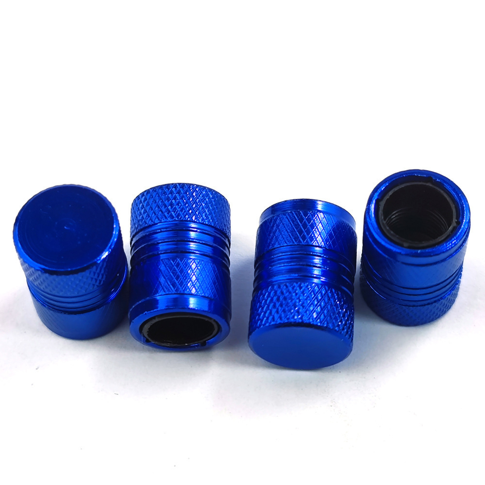 Car tire aluminum alloy color American air nozzle cap built-in plastic protective car dust cap valve cover