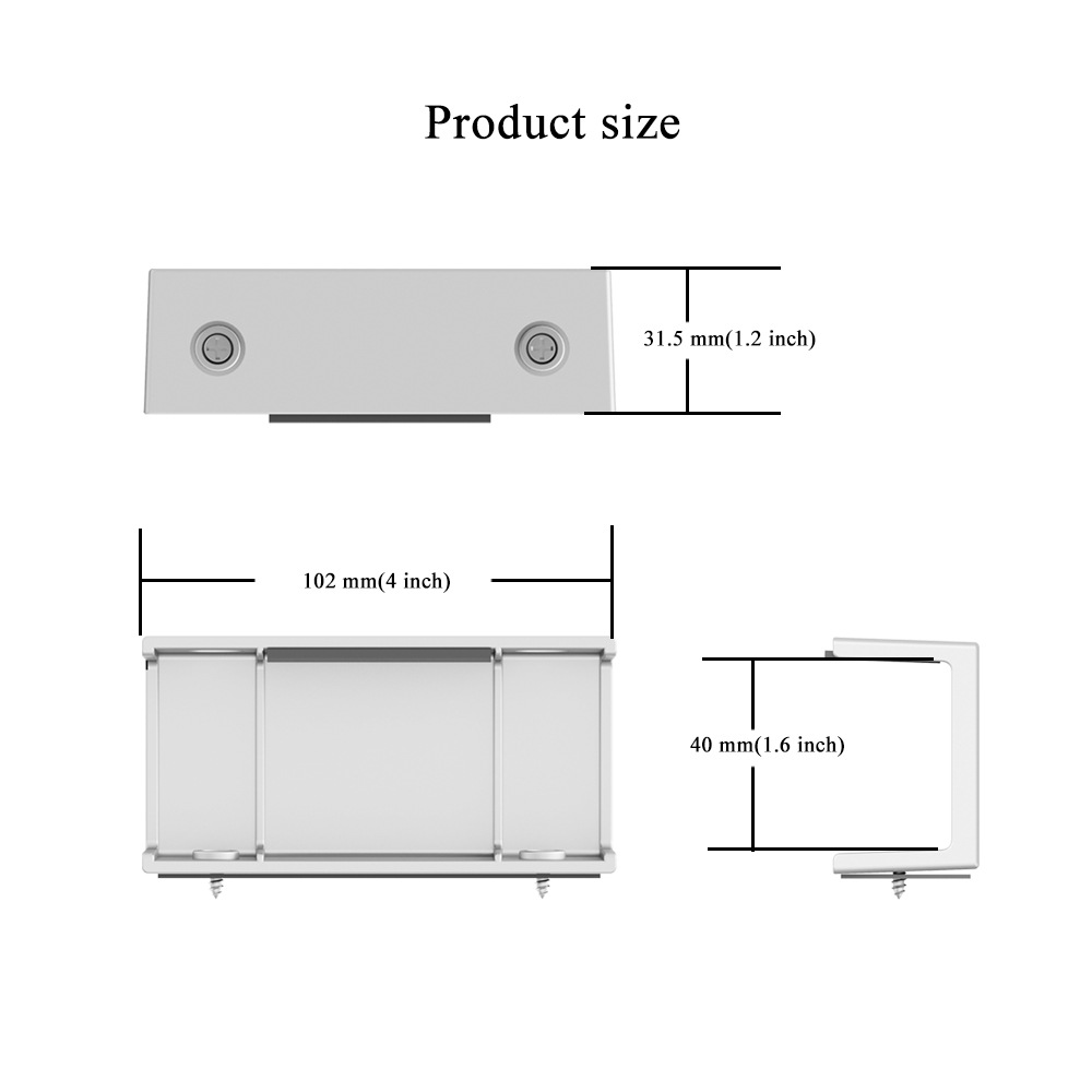 2023 new products listed Factory Direct desk bottom laptop bracket compatible keyboard router wall bracket