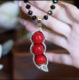 20. Black chain red peanuts