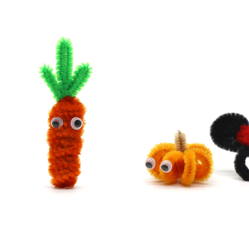 Color Diy wool root twist bar kindergarten children's handmade children's handmade DIY plush 100 root