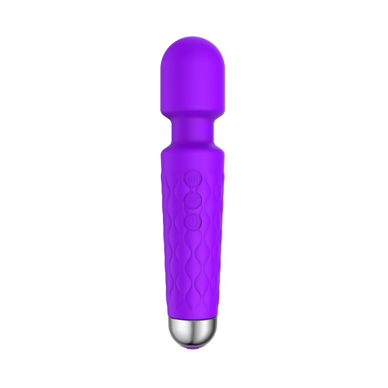 Factory direct 20 frequency charging knight av stick female fun silicone vibrator masturbation massage stick sex toys