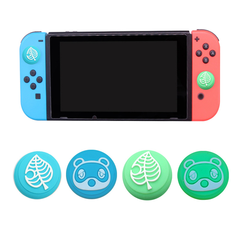 For Nintendo Switch/Lite Elf Ball Rocker Cap OLED Pikachu Rocker Silicone Protective Cover