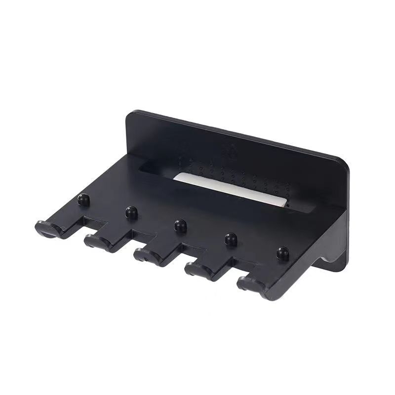 Multi-functional toothbrush holder simple wall-free perforation bathroom wall mount new toothpaste rack