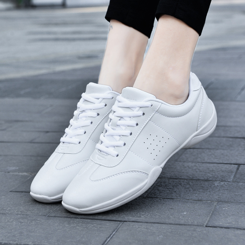 White Yingrui Competitive Aerobics Shoes Children's Competition Shoes Cheerleading Shoes Dance Shoes Square Dance Shoes Women's Cheerleading Team