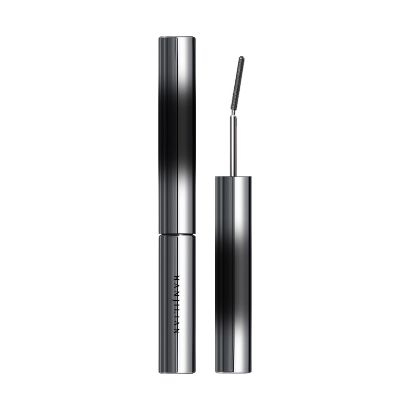 Small steel tube mascara waterproof non-blooming long curling fine brush head quick-drying Eyelash Base Mascara same style