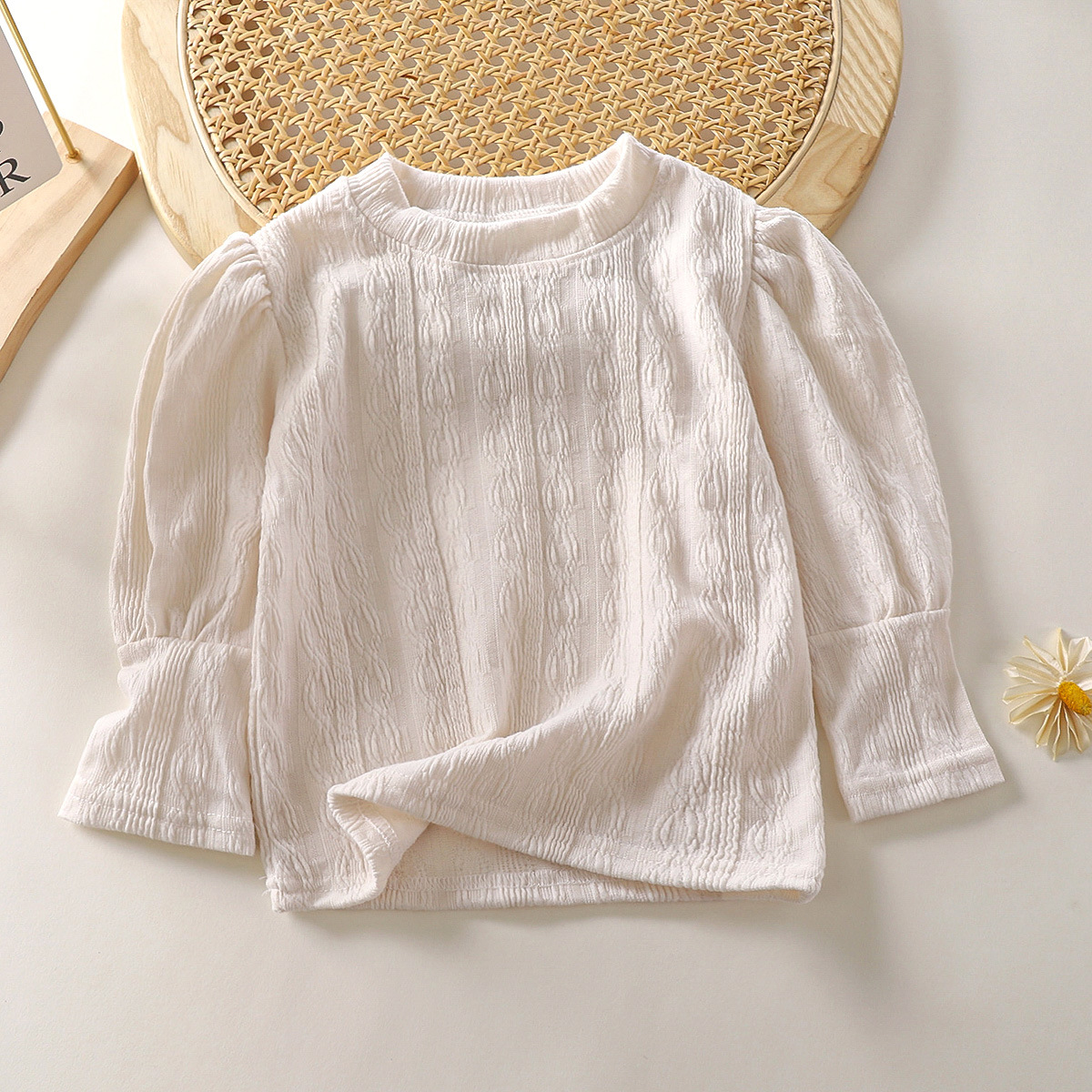 Girls' long-sleeved T-shirt autumn clothes spring and autumn baby children's clothing baby children's inner undershirt autumn top wholesale