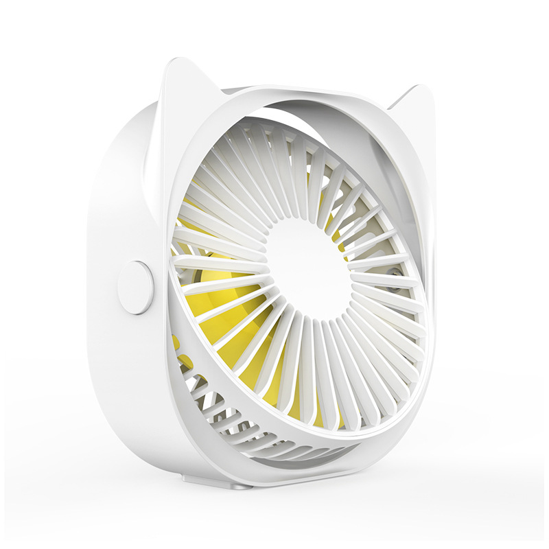 New USB Mini Fan Small Fan Dormitory Office Desktop Portable Air Conditioning Rechargeable Cool