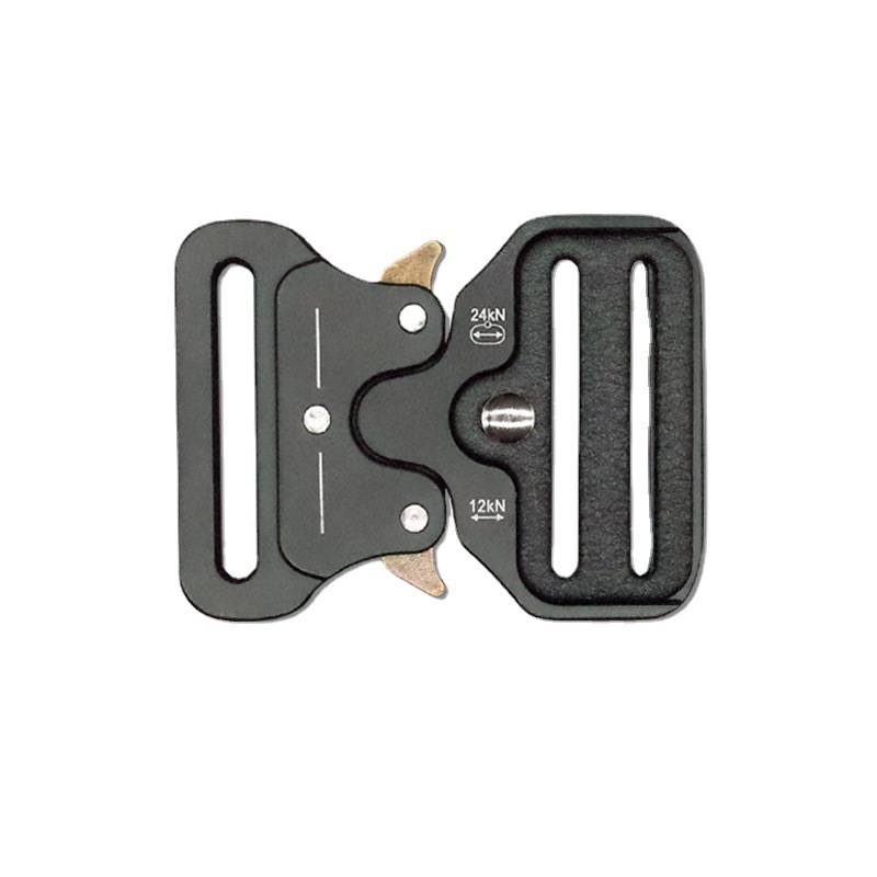 Factory direct multi-specification zinc alloy strength belt webbing adjustment buckle Cobra metal tactical buckle