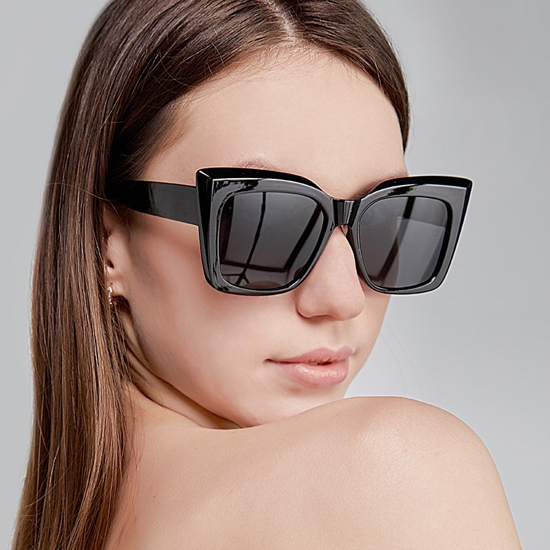 大方框猫眼墨镜女超个性潮流欧美时尚太阳镜防紫外线遮阳镜