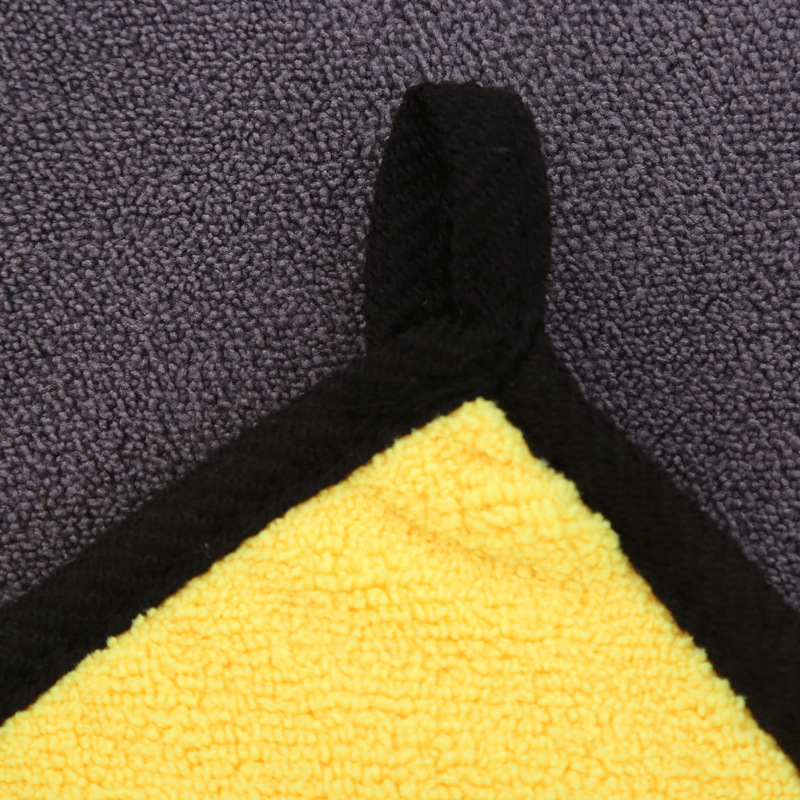 Car wash towel car towel seamless thick kitchen high density coral fleece microfiber cloth cleaning hanging