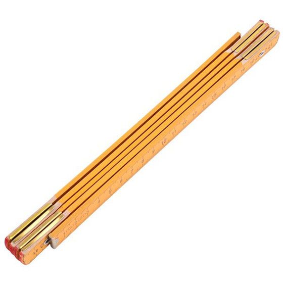 Wooden folding ruler folding ruler wooden ruler metric scale ruler drawing tool teaching supplies 1.5 m folding 1 m ruler