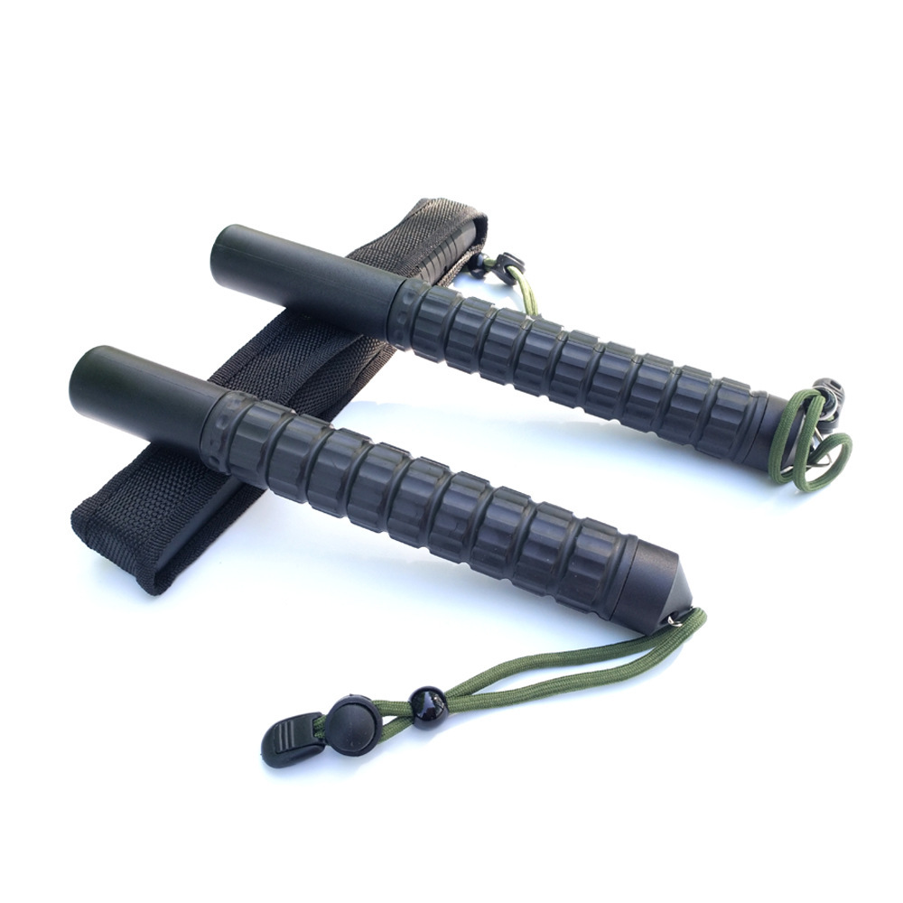 Car with window breaker men's and women's self-defense plastic PC self-defense swing stick three telescopic whip security stick a generation of hair