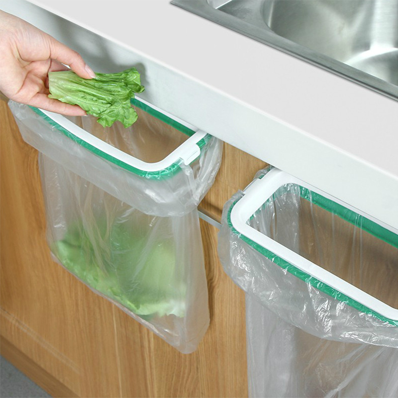 Special offer hanging garbage rack creative storage kitchen door back cabinet bracket multifunctional garbage rack in stock