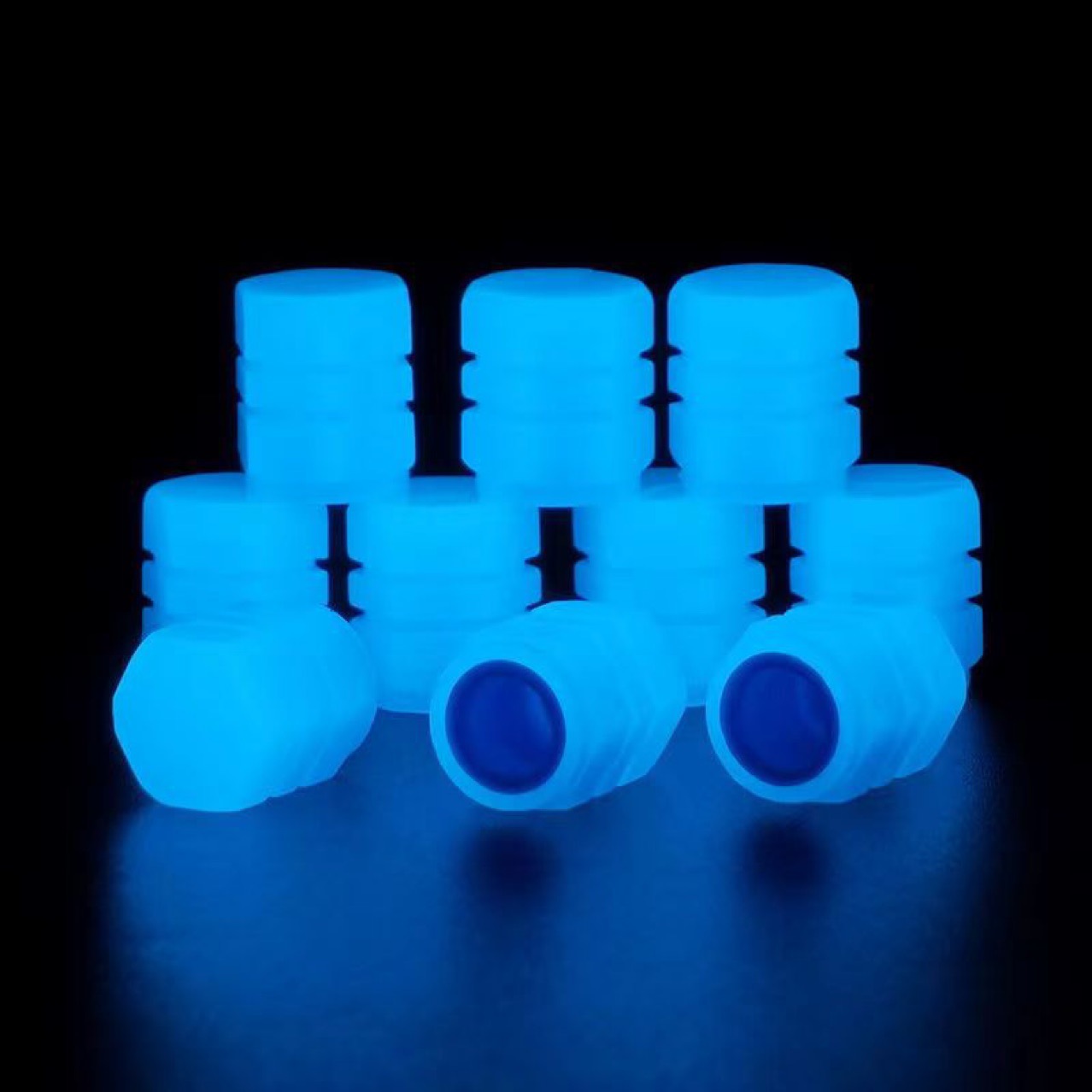 Car tire luminous valve cap motorcycle bicycle luminous valve cover luminous valve core cover tire Universal