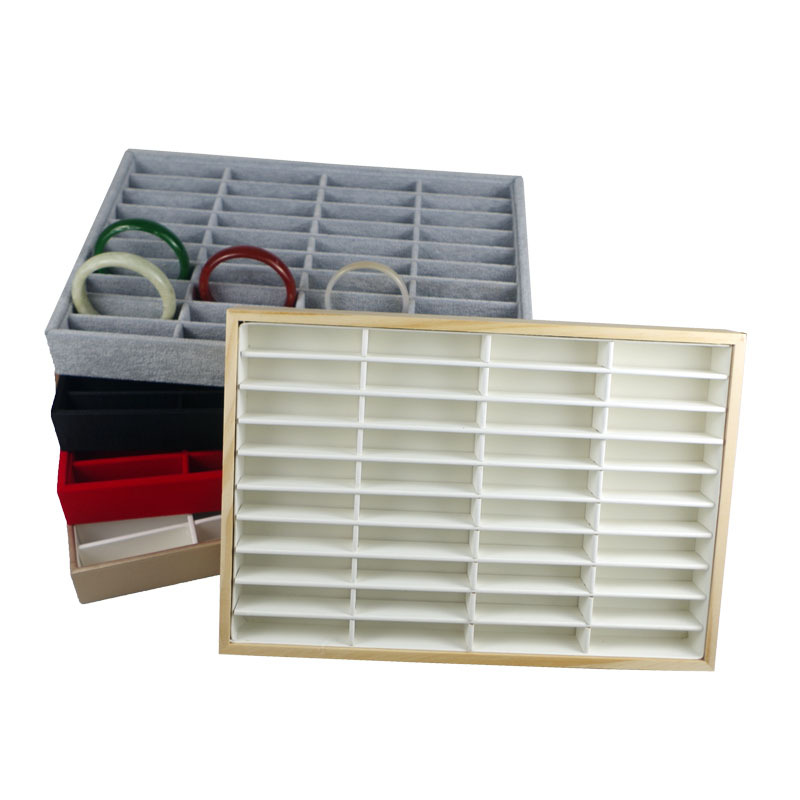 Transparent Acrylic Silver Jewelry Jewelry Display Stand Bracelet Rack Display Props Leather Jade Bracelet Display Tray