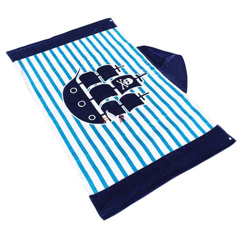 Amazon for Cartoon Printed Children's Hooded Bath Towel Large Wearable Absorbent Cloak Bath Towel Children's Beach Towel