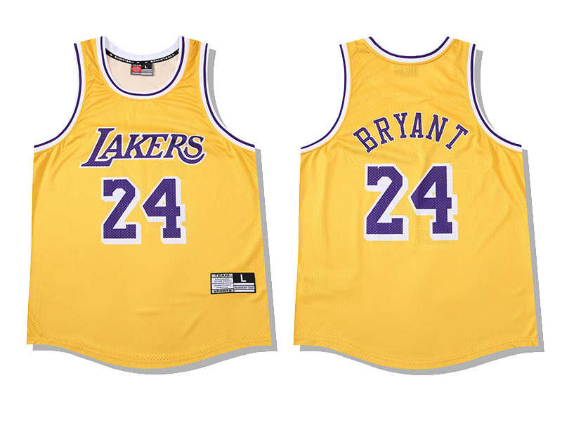 Retro American Basketball Vest Lakers Kobe Casual Vest Iverson Raptors McGrady Sport Single Top