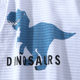 Children's summer thin homewear suit spring and summer new boys' pajamas suit dinosaur watermark long sleeve trousers