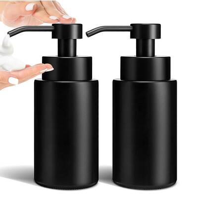 300ml hand sanitizer foaming Bottle shampoo shower gel bottled good-looking 304 stainless steel mousse press type