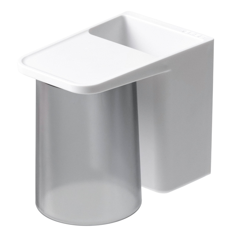 Magnetic suction mouthwash Cup punch-free Tooth Cup holder simple wall-mounted toothbrush cup upside down wall storage rack magnetic suit