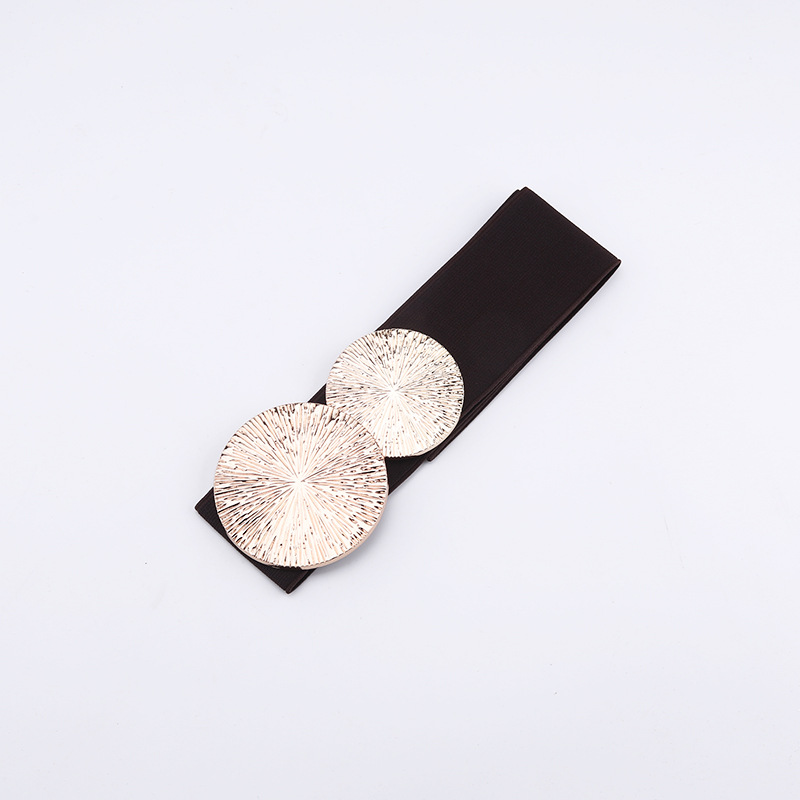 Trendy Brand European and American Style Belt Women's Decorative Coat Matching Dress Belt Tight Waist Suit Elastic Elastic Waist Cover Wide_voghion.com