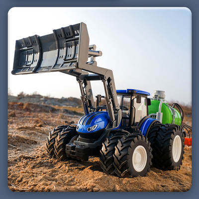 Chengnong Large Farmer Engineering Vehicle Electric Remote Control Tractor Farm Toy Transporter Children's Toy Boy