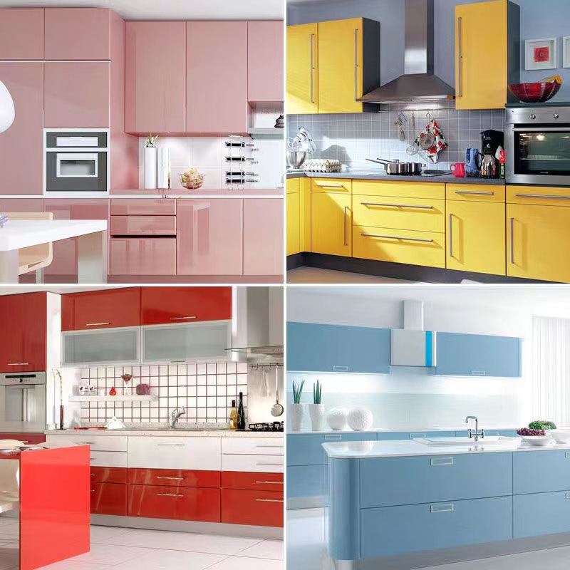 Cabinet Self-Paste Paper Furniture Renovation Waterproof Thickened Paint Wallpaper Pearlescent Room Wardrobe Solid Color pvc Wallpaper