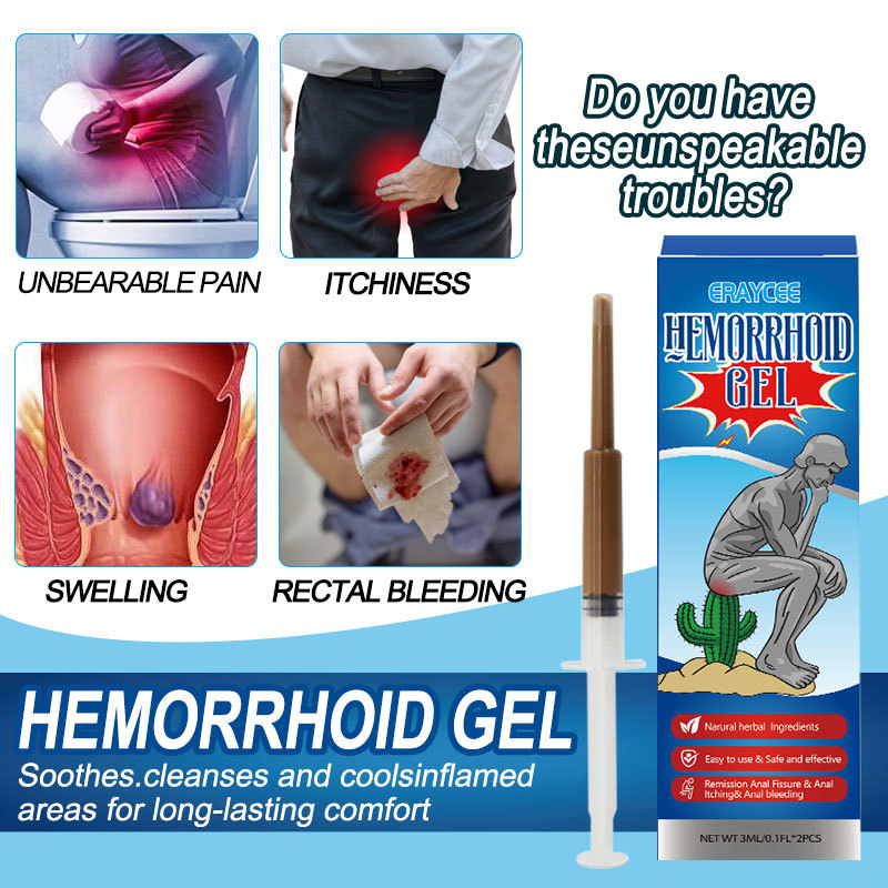 ERAYCEE cross-border herbal hemorrhoids Gel Gel for men and women hemorrhoids internal and external hemorrhoids hemorrhoids suppository