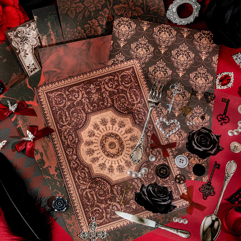 Language idle dark wind pain bag material wrapping material wrapping millet yum diy decoration background paper filler
