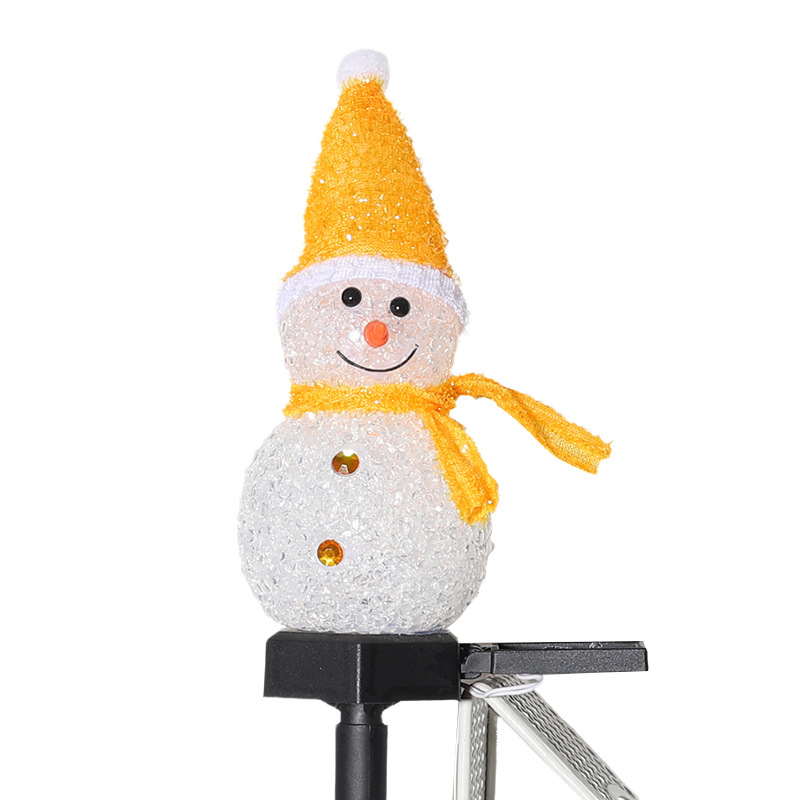 Snowman Solar Landscape Light Lawn Light Garden Set Christmas Light Outdoor Light String Decoration Waterproof Grass Light