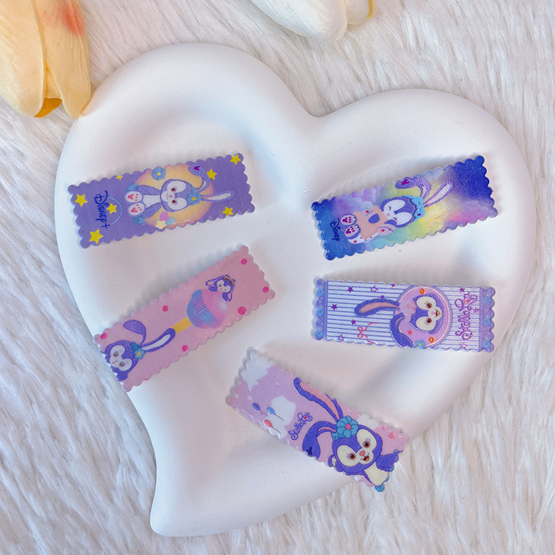 Square Star Dailu Cartoon bb Clip Net Red Hairpin Star Dailu Children's Hairpin Bangs Clip Fresh Headwear Wholesale